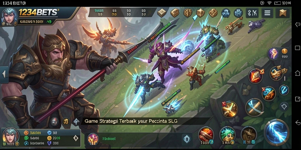 Tangkapan layar gameplay <strong>1234BETS</strong> menunjukkan strategi dan pertempuran mendebarkan.