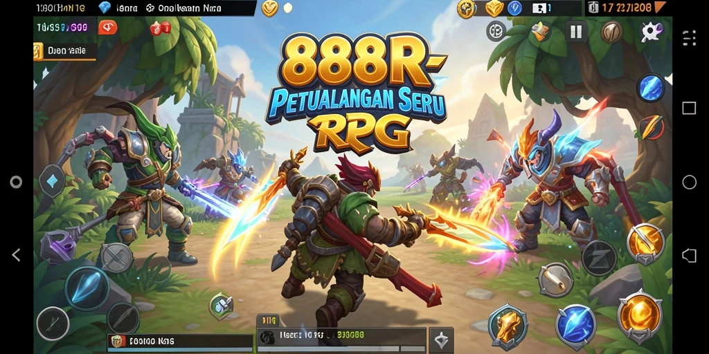 Gameplay 888R dengan visual menawan dan petualangan tak terduga.