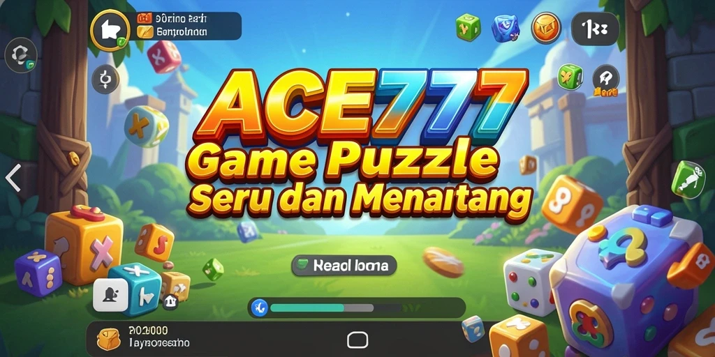 Tampilan utama gameplay ACE777 dengan teka-teki menarik.