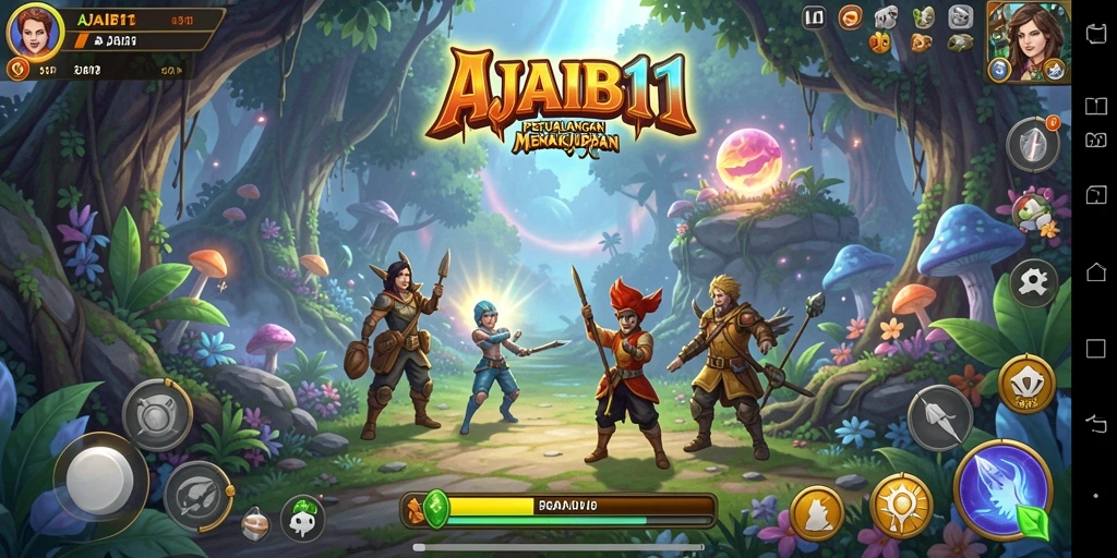 Screenshot AJAIB11 menampilkan action yang mendebarkan dalam petualangan seru.