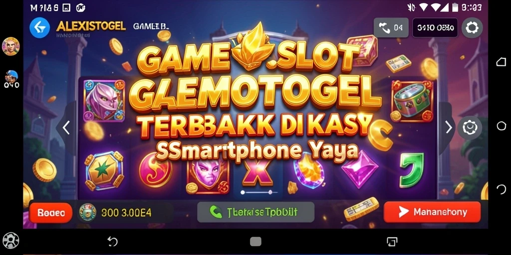 Tampilan gameplay ALEXISTOGEL yang menarik dan interaktif.
