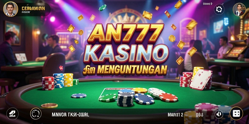 Gameplay menegangkan dari AN777 dengan berbagai permainan Kasino.