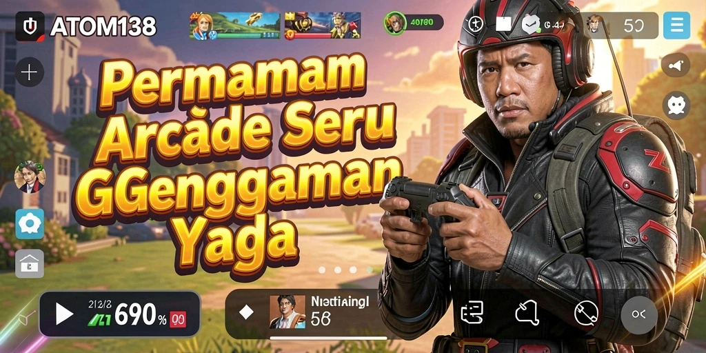 Tampilan gameplay ATOM138 yang menantang dan seru.