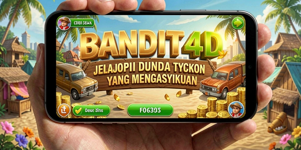 Screenshot utama BANDIT4D menunjukkan gameplay Tycoon yang seru dan menantang.
