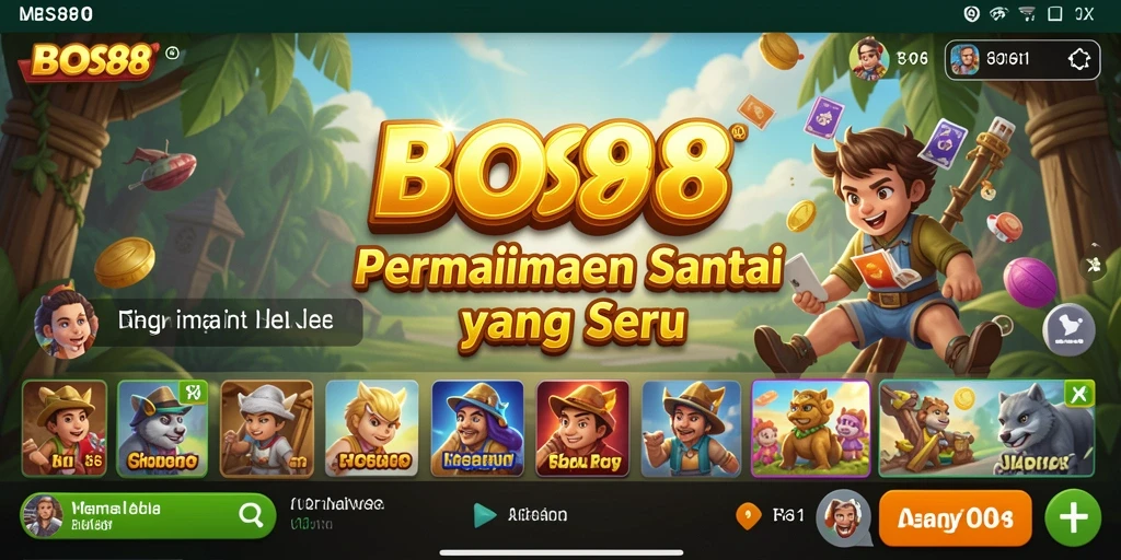 Tampilan gameplay seru dan menarik di BOS88.