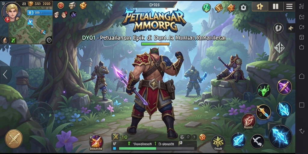 Tampilan gameplay menarik dengan aksi seru di DY01.