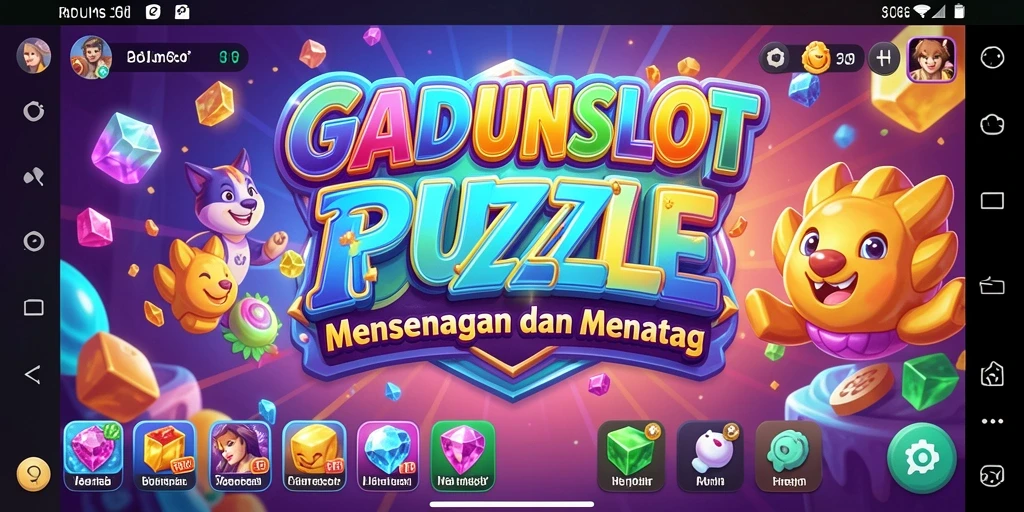 Tampilan gameplay GADUNSLOT yang menarik dan menantang.