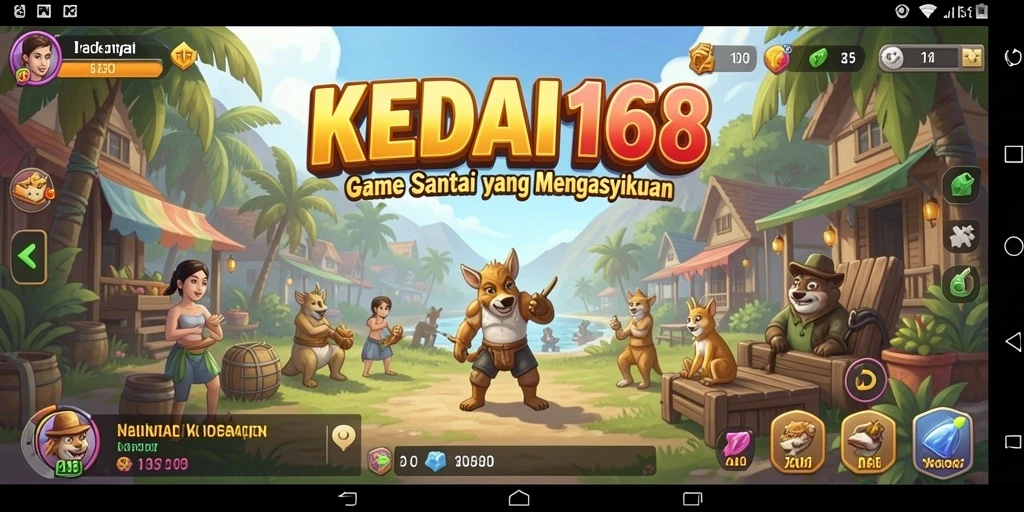 Tampilan gameplay KEDAI168 yang seru dan interaktif.