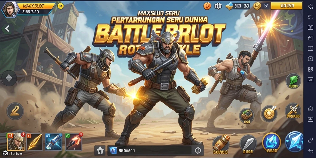 Screenshot menampilkan aksi mendebarkan dalam pertempuran Battle Royale.