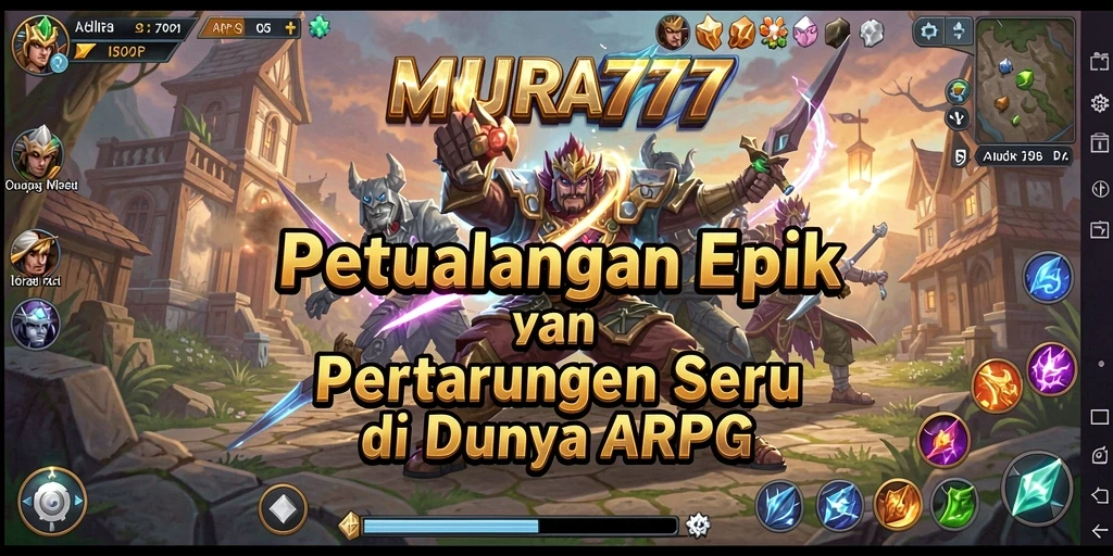 Screenshot dari gameplay seru MUARA777 ARPG.