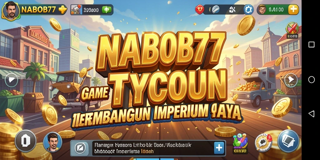 Screenshot game NABOB77 yang menampilkan berbagai bisnis yang dapat dikelola.