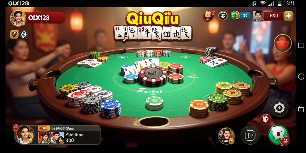 Tampilan gameplay seru QiuQiu di OLX128.