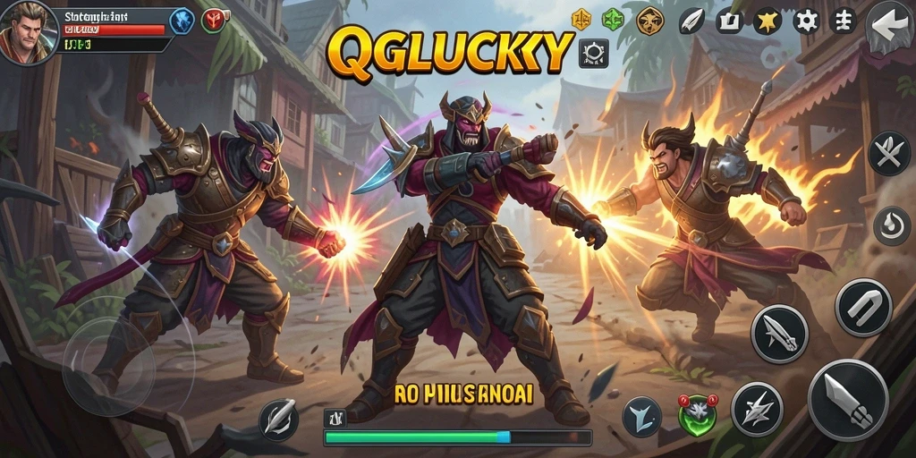 Tampilan gameplay menegangkan di dunia QGLUCKY dengan strategi yang cerdas.