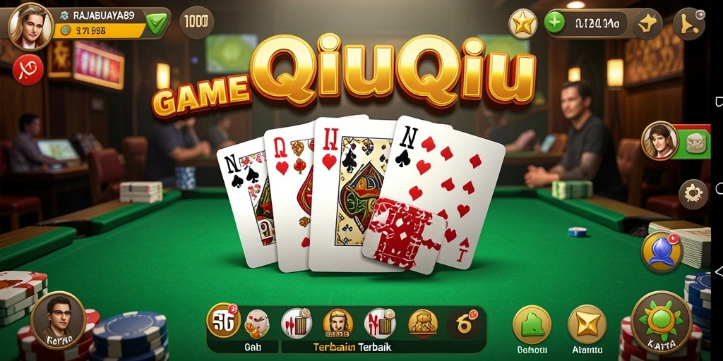 Tampilan gameplay QiuQiu yang mendebarkan di RAJABUAYA89.