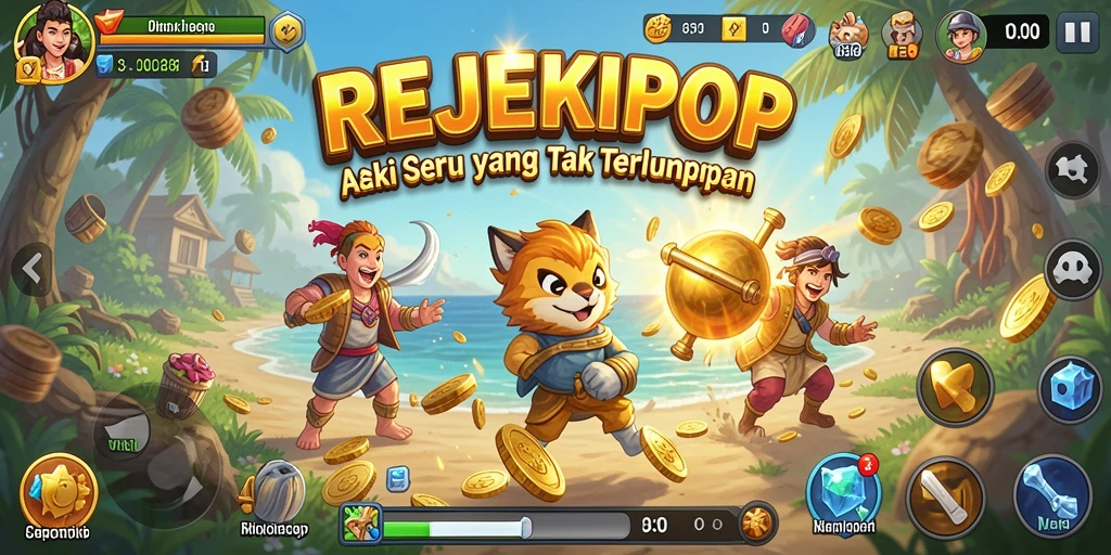 Tangkapan layar dari gameplay mendebarkan di REJEKIPOP.