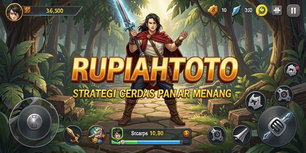 Tampilan gameplay RUPIAHTOTO yang seru dan strategis.