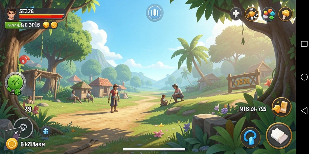 Tangkapan layar SE328 menampilkan gameplay seru dan warna-warni yang menarik.
