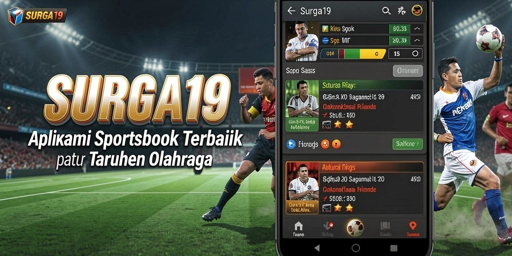 Tampilan gameplay BETTING dan fitur taruhan olahraga SURGA19.